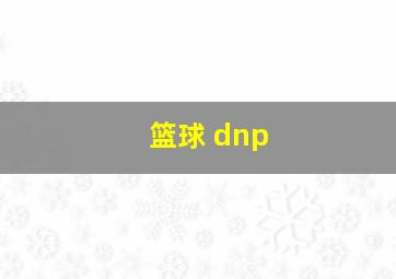 篮球 dnp